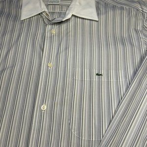 Lacoste Dress Shirt Size 44 XL